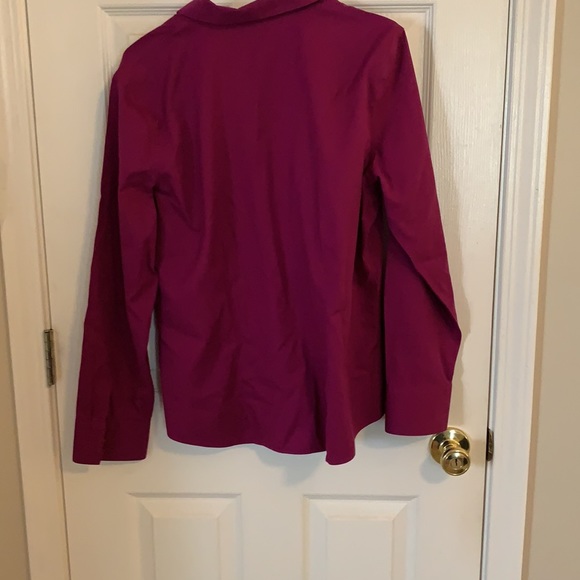 Chicos- Purple non iron top. Like new. - Picture 4 of 4